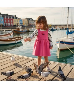 Ensemble robe salopette et T Shirt