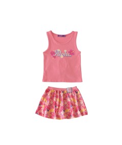 Ensemble Top et jupe short